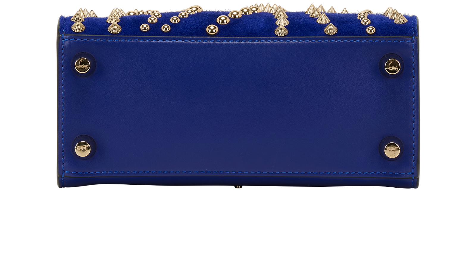 Mini Paloma Velour, &pound;750, Handbags, Blue, Leather/Suede, Top view